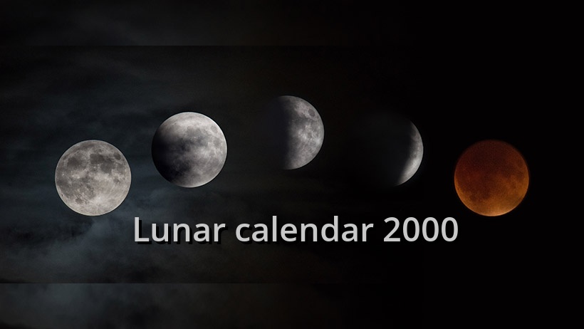 Lunar calendar 2000